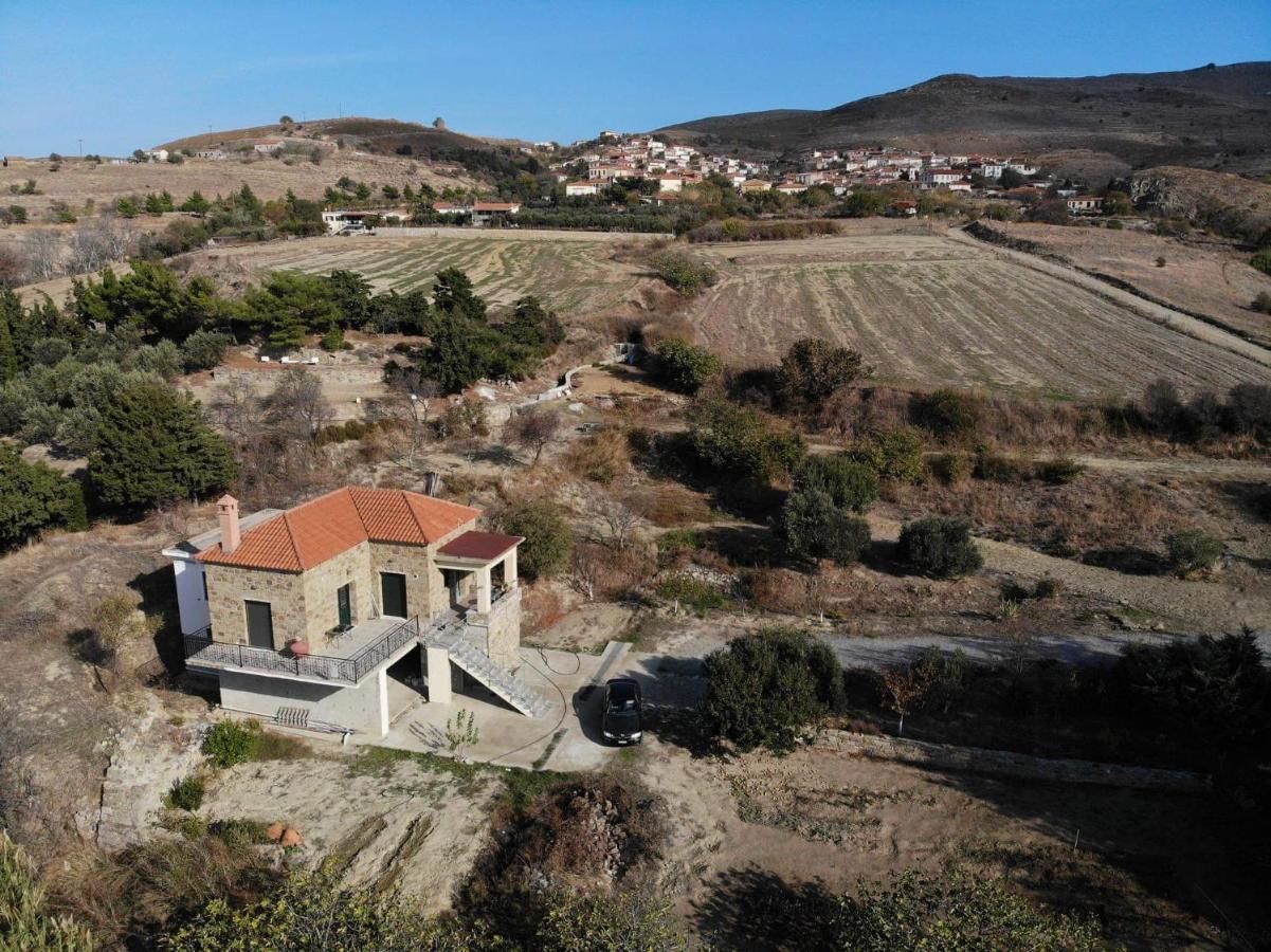 Vila Stone House Of Panos Kornos Exteriér fotografie