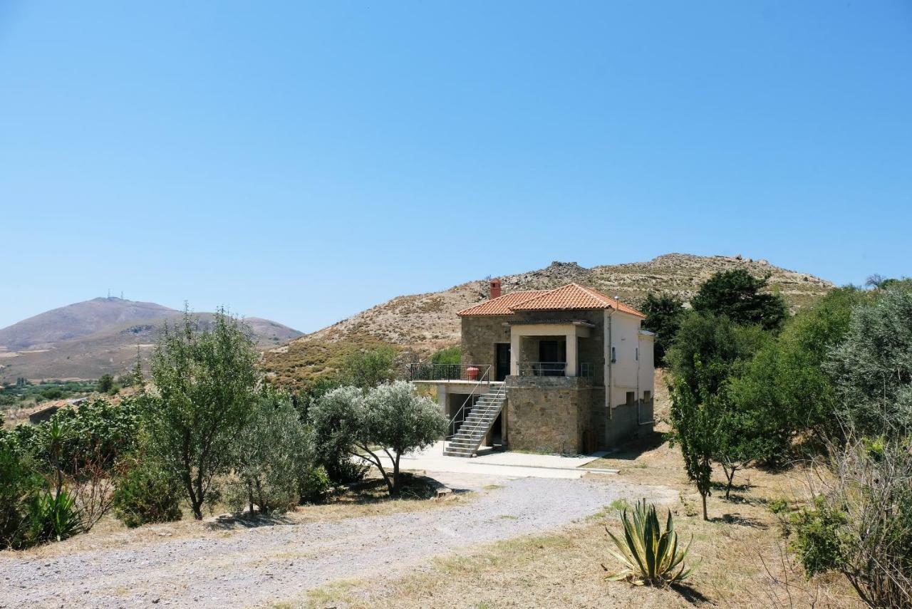 Vila Stone House Of Panos Kornos Exteriér fotografie